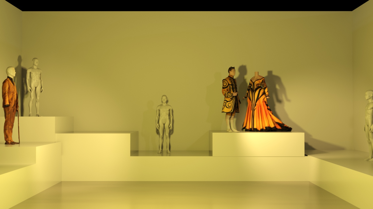 Room 4 — elevation lighting test render